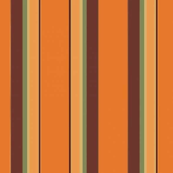 Papel de parede listrado laranja retro 440-6555