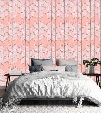 Papel de parede contemporâneo rosa