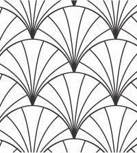 Papel de parede leques minimalista 2567-6598