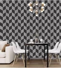 Papel de parede cubos preto e listrado 2574-6611