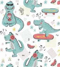 Papel de parede infantil jacaré 2580-6623