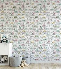 Papel de parede infantil carrinhos 2581-6624
