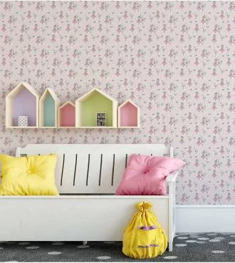 Papel de parede infantil bailarina