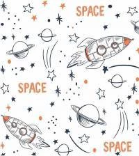 Papel de parede infantil espaço 2583-6628
