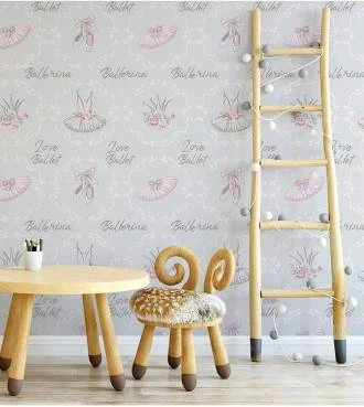 Papel de parede infantil balé