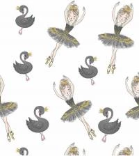 Papel de parede cisne negro 2586-6633