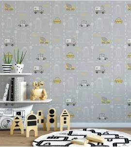 Papel de parede infantil ambulância