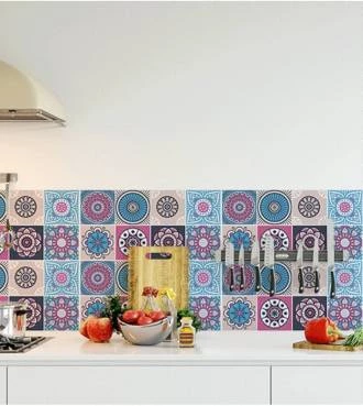 Azulejo adesivo mandalas indianas