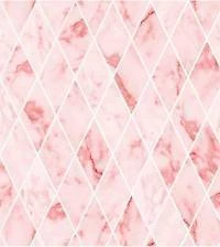 Revestimento adesivo mármore rosa em losango 2614-6684