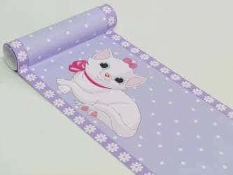 Faixa decorativa gatinha Marie lilás
