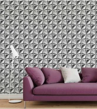 Papel de parede revestimento gesso 3D