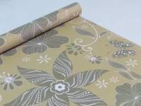 Papel de parede floral swirl em tons de verde 512-674