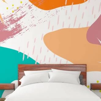 Papel de parede mural abstrato menphis