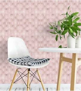 Papel de parede adesivo rose Gold