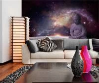 Papel de Parede Budah sob galaxias 2653-6770