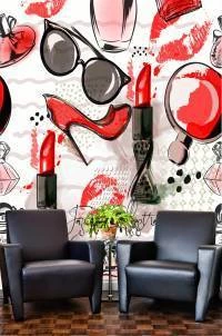 Papel de parede beauty fashion 2670-6793