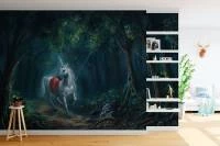 Papel de parede mural unicórnio magico 2678-6815