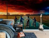 Papel de parede Stranger Things Estrada Hawkins 2680-6820