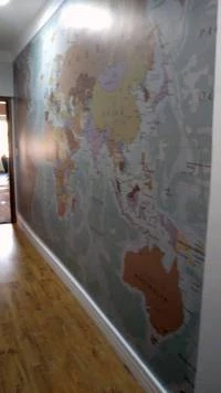 Papel de Parede Mapa do Mundo Executivo 1586-6846