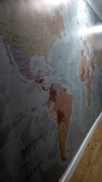Papel de Parede Mapa do Mundo Executivo 1586-6847