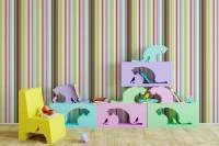 Papel de parede listrado candy colors 2682-6849