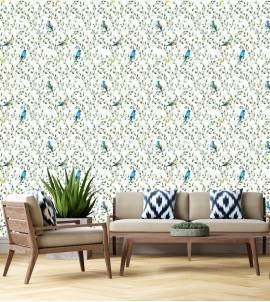 Papel de parede campestre pássaros