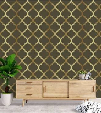 Papel de Parede retrô gold