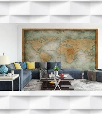Papel de Parede Mapa e coordenadas.