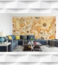 Papel de Parede Mapa grandes aventuras 2732-6901