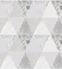 Papel de parede geométrico triângulos em cinza 2740-6916