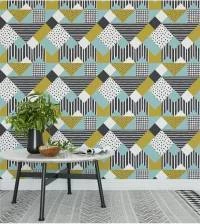 Papel de parede chevron abstrato 2777-6961
