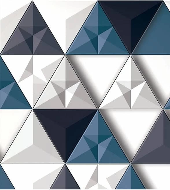 Papel de parede mini triangulos com aspecto 3D 2779-6965