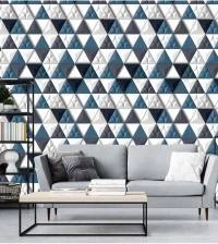 Papel de parede mini triangulos com aspecto 3D 2779-6966