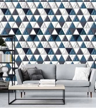 Papel de parede mini triangulos com aspecto 3D