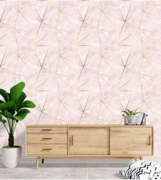 Papel de Parede Zara marmore rose gold