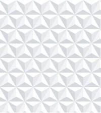 Papel de parede gesso 3D triangular 2787-6982
