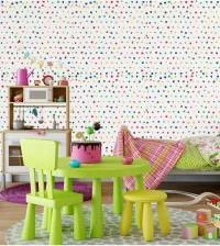 Papel de parede manchinhas coloridas 2790-6987