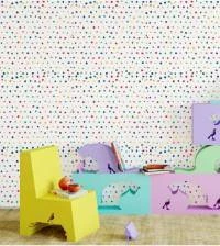 Papel de parede manchinhas coloridas 2790-6989