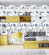 Papel de parede Memphis Blue 2793-6994