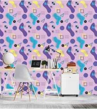 Papel de parede Memphis Purple 2795-6999