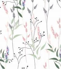 Papel de parede floral com ramos delicados 2798-7002