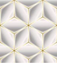 Papel de parede 3D Gesso Domus Gold 2801-7010