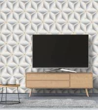 Papel de parede 3D Gesso Domus Gold 2801-7011