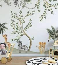 Papel de parede zoo infantil 2813-7036