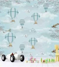 Papel de parede infantil balões clássicos 2821-7053