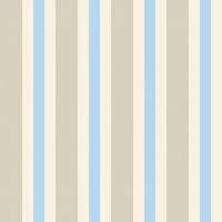 Papel meia parede listrado bege, creme e azul claro