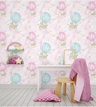 Papel de Parede balões delicados