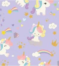 Papel de parede unicórnio com fundo lilás 2829-7062