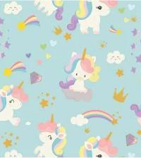 Papel de parede unicórnio arco-íris infantil 2830-7064