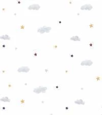 Papel de parede nuvenzinhas e estrelinhas 2831-7067